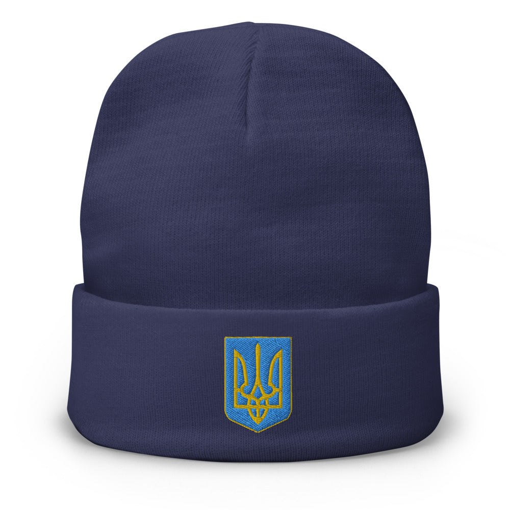 Bestickte Tryzub-Mütze