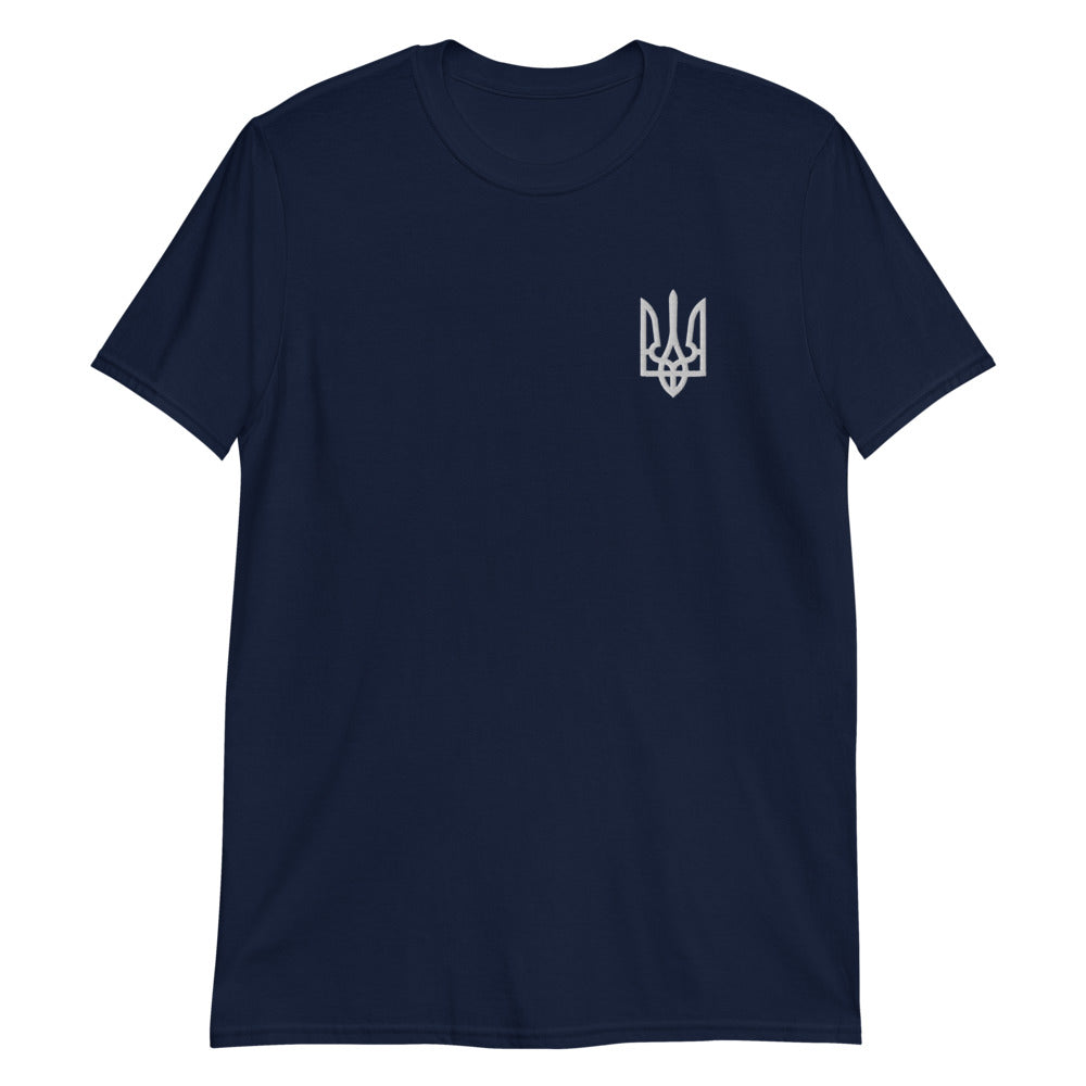 Embroidered Tryzub T-Shirt (Black)