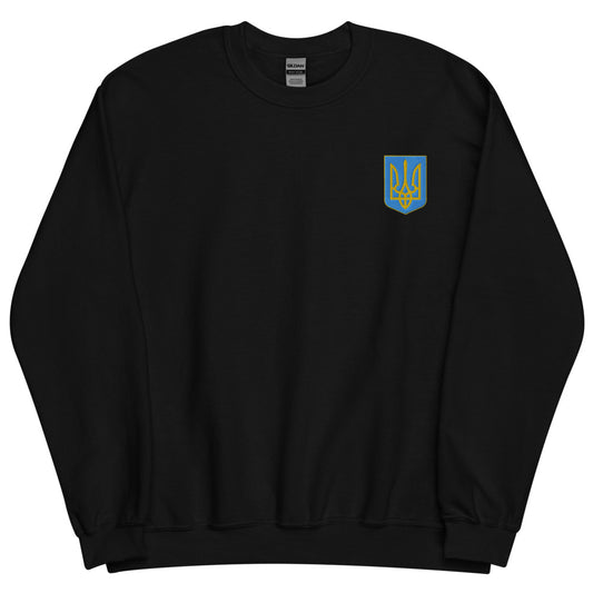 Besticktes Tryzub-Sweatshirt