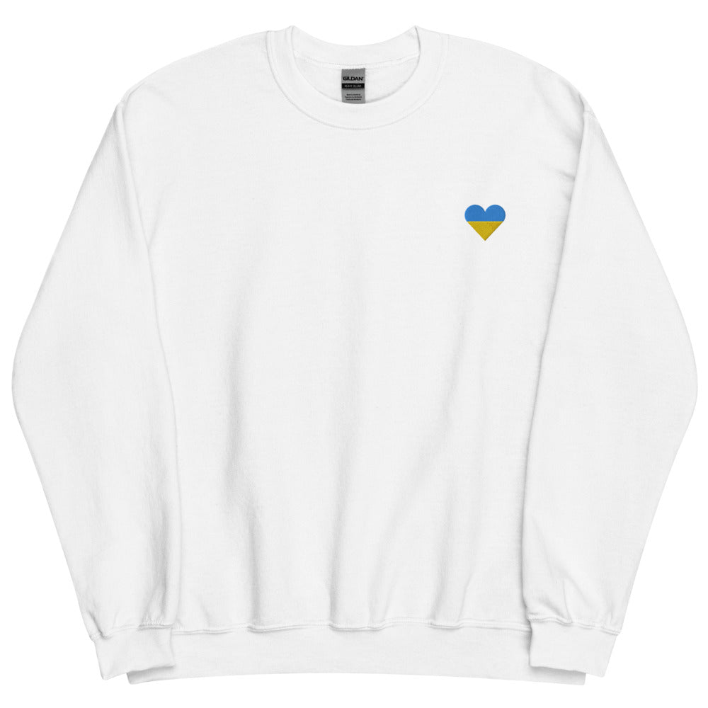 Sweatshirt mit aufgesticktem Herzen